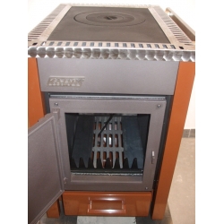 Piec kuchenny - kuchnia węglowa, Kalvis KO-2 N AIR brąz